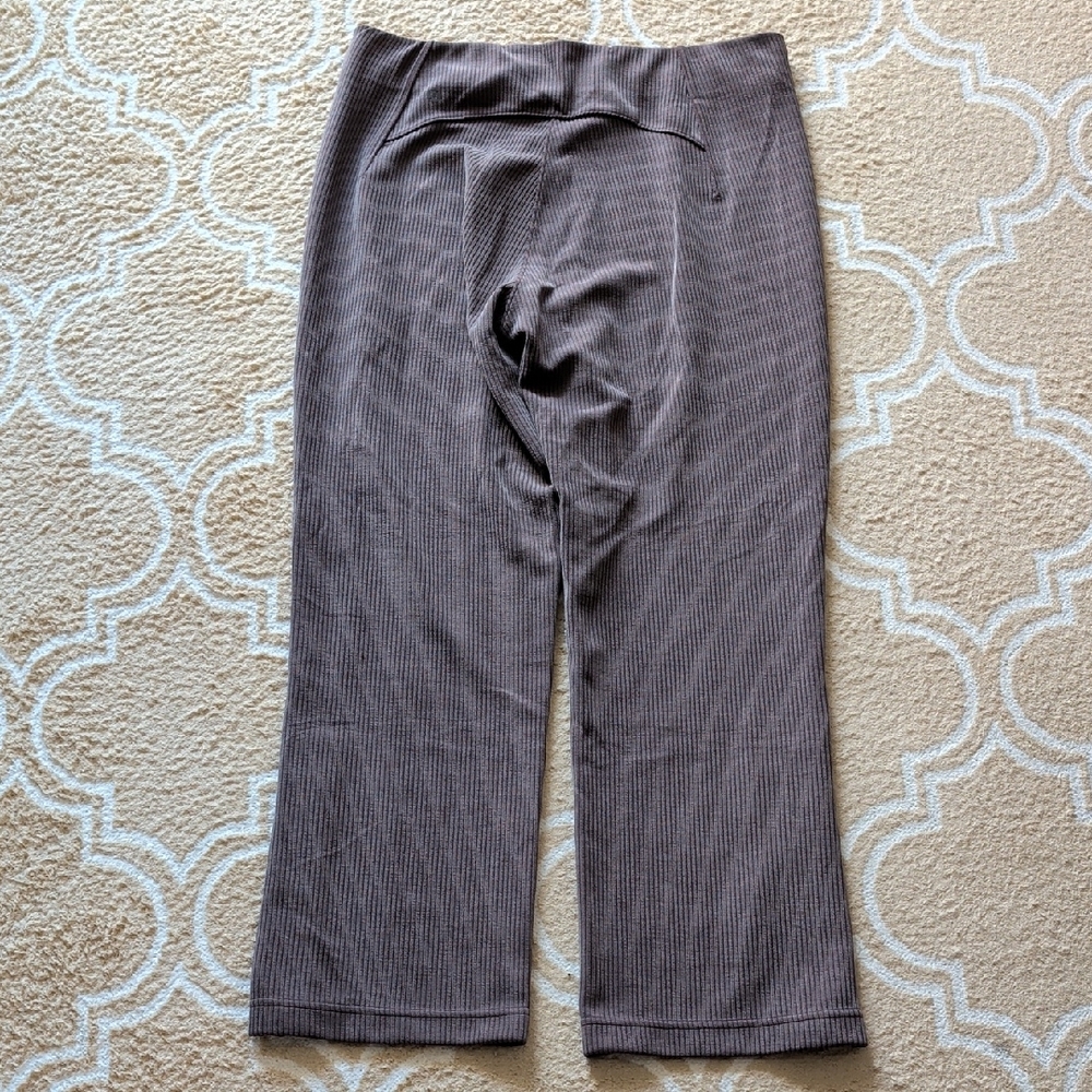 Lululemon Ribbed Softstreme Zip-Leg High-Rise Cropped Pant 25" Espresso NWOT - Picture 5 of 10